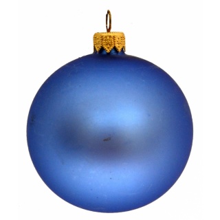 Шар "Матовый" (синий), Ø 60,80,100 мм., без упаковки/в подарочной упаковке