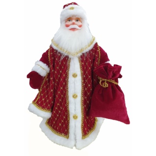 Игрушка - кукла мягконабивная "Дед Мороз Царский Красный", 50 см в упаковке 